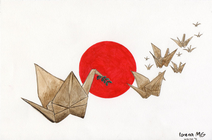 Resultado de imagen de imagen japonesa grullas origami